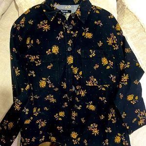 Madewell long sleeve button up. Corduroy.